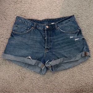 H&M Dark Blue Jean Shorts